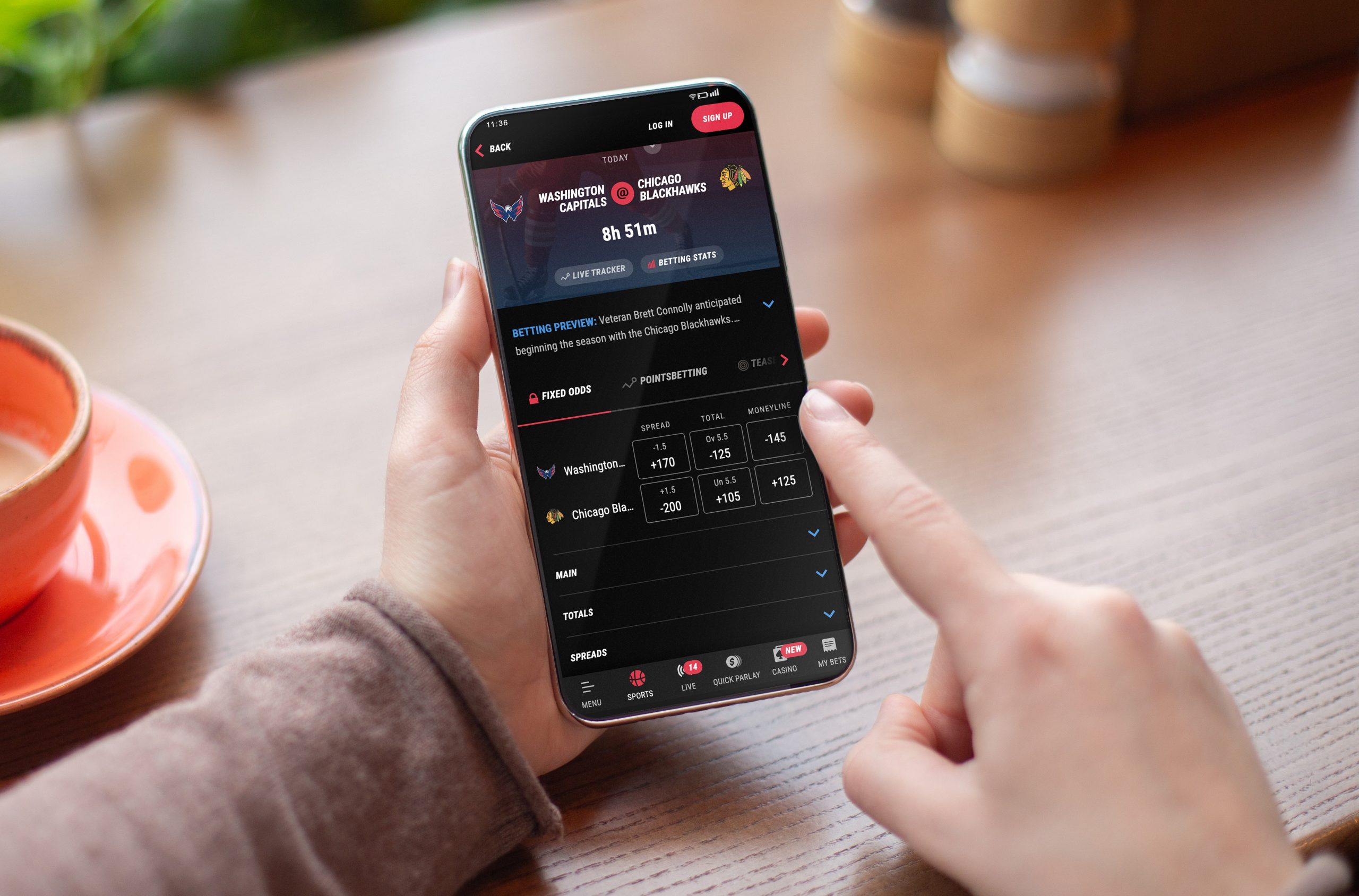 PointsBet debuts broadcasting sportsbook odds integration