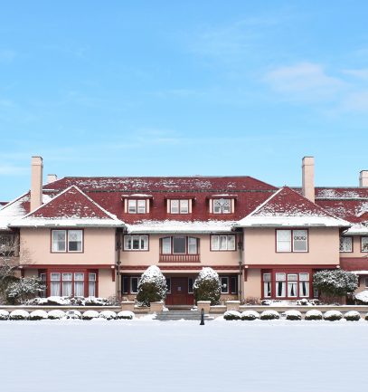 Ocean Edge Resort & Golf Club Snow covered image of resort