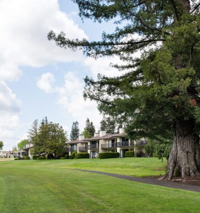 View of Silverado Hotel Rooms from Golf course