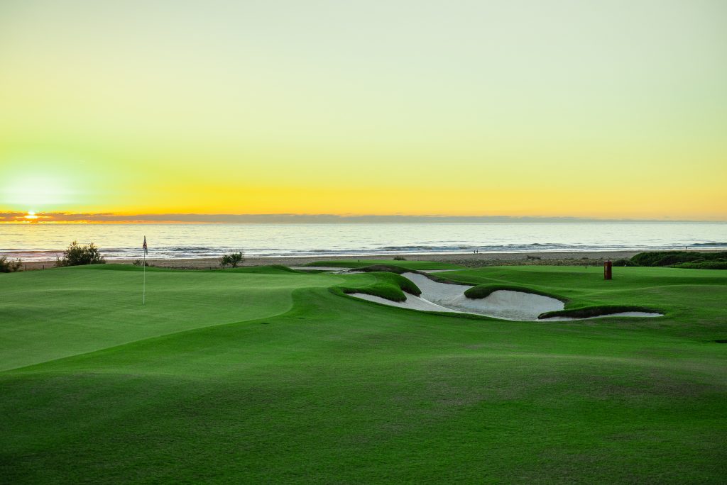 A view of the golf ocurse at Al Houara GOlf Club in Morocco