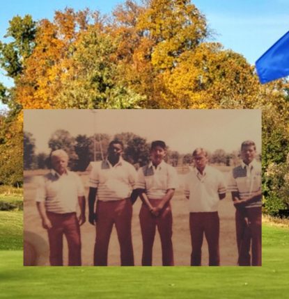 Jackson state team at highland Park Golf Course in 1987