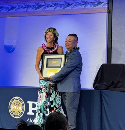 Ocean Course’s Kellie Hines receives prestigious Aloha Section PGA award