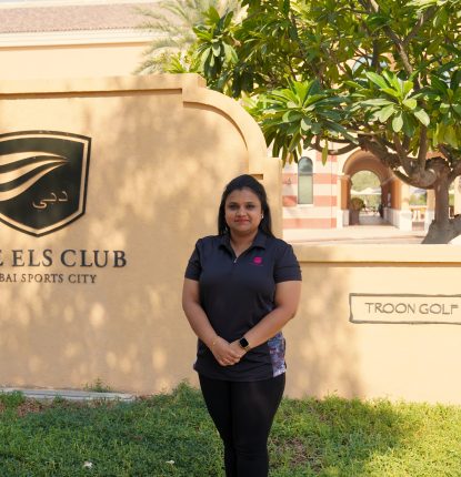 Name: Christina Arikadan Position: HR & Admin Executive Club: The Els Club Dubai