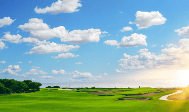 a view of the golf course at Al Houara Golf Club